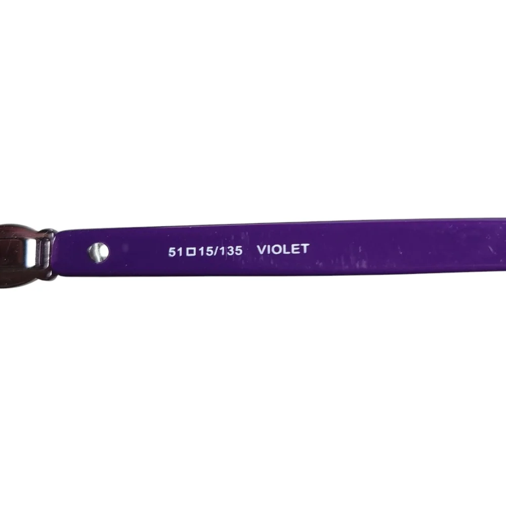 Bulova Eyeglasses‎ FRAMES ONLY Womens Violet Purple Piedmont Full Rim 51 15 135